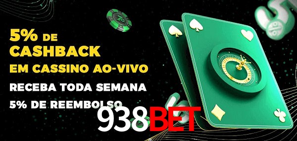 Promoções do cassino ao Vivo 938bet